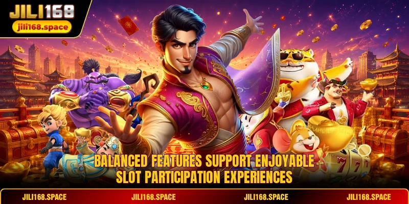 Balanced features support enjoyable slot participation experiences