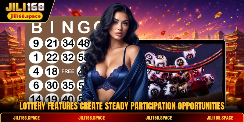 Lottery features create steady participation opportunities