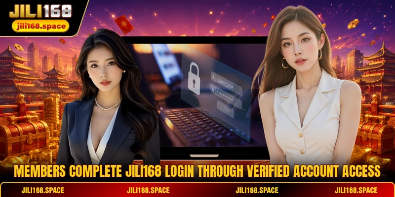 Members complete JILI168 Login through verified account access