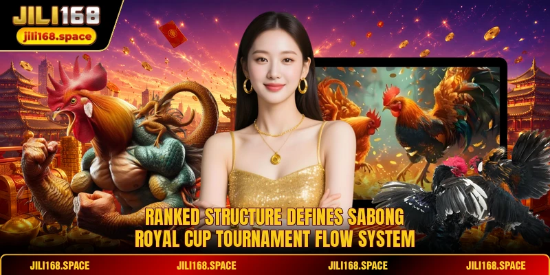 Ranked structure defines Sabong Royal Cup tournament flow system