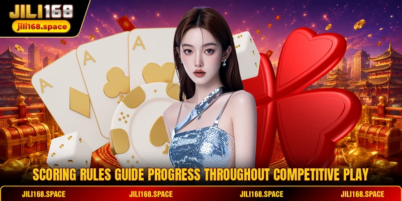 Scoring rules guide progress throughout competitive play