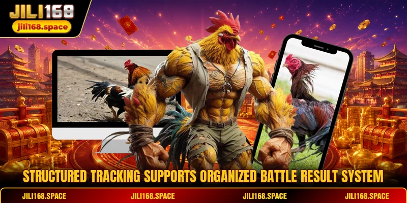 Structured tracking supports organized battle result system