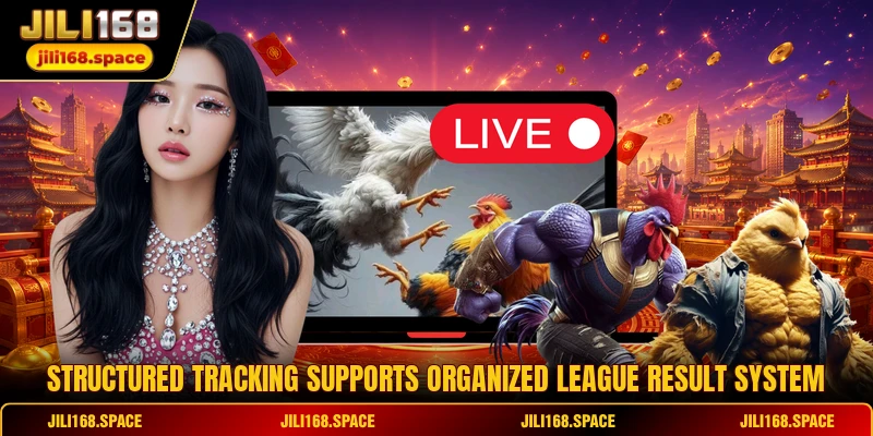 Structured tracking supports organized league result system