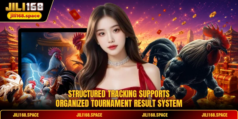 Structured tracking supports organized tournament result system
