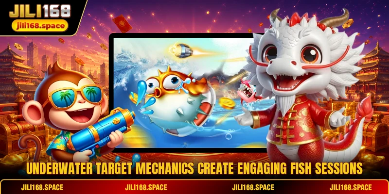 Underwater target mechanics create engaging Fish sessions