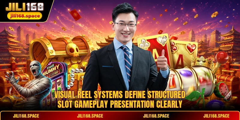 Visual reel systems define structured slot gameplay presentation clearly