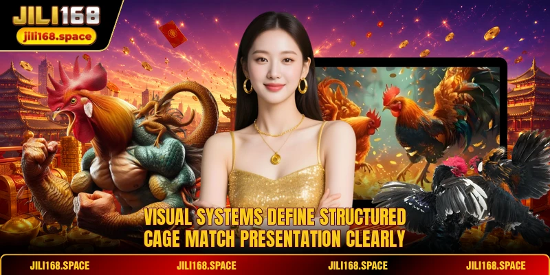 Visual systems define structured cage match presentation clearly